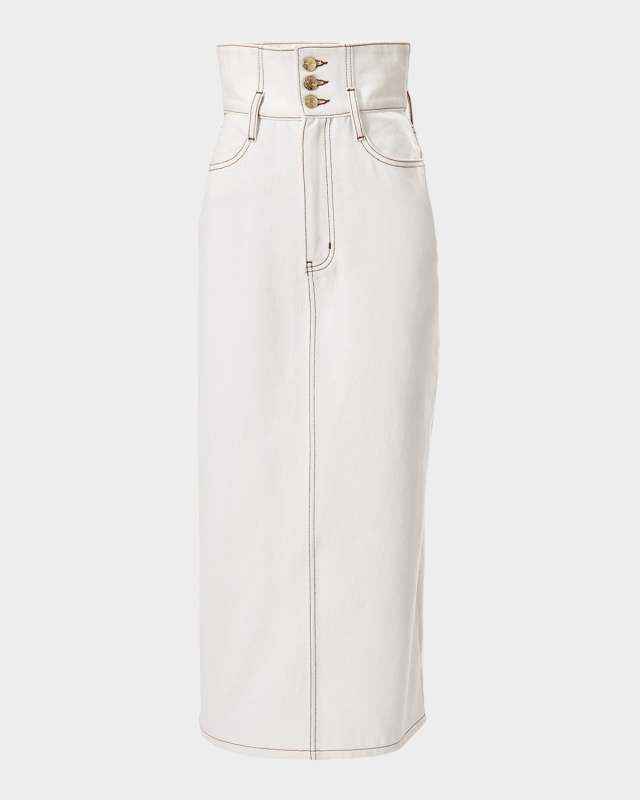 CH x FRAME The Corset Midi Skirt